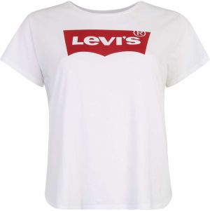 Levi's® Plus Tričko 'PL Perfect Tee'  červená / biela