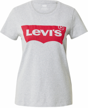 LEVI'S ® Tričko 'The Perfect Tee'  sivá melírovaná / červená