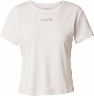 LEVI'S ® Tričko 'Graphic Rickie Tee'  sivá / biela