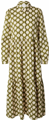 SEIDENSTICKER Košeľové šaty  slonová kosť / olivová