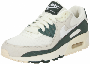 Nike Sportswear Nízke tenisky 'AIR MAX 90'  krémová / tmavozelená / biela