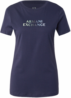ARMANI EXCHANGE Tričko  námornícka modrá / svetlomodrá / antracitová / mätová