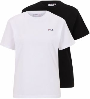 FILA Funkčné tričko 'Bari'  čierna / biela