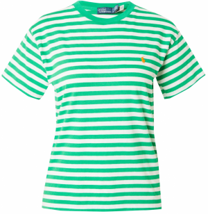 Polo Ralph Lauren Tričko  zelená / oranžová / biela