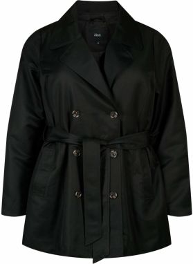 Zizzi Prechodný kabát 'Caselin'  čierna