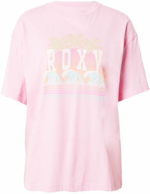 ROXY Tričko 'DREAMERS WOM'  svetlomodrá / svetlozelená / svetloružová / biela