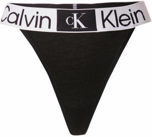Calvin Klein Underwear Tangá  čierna / biela