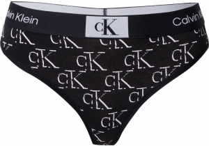 Calvin Klein Underwear Tangá  čierna / šedobiela