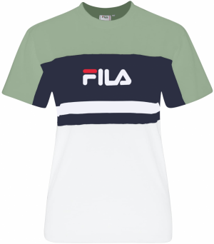 FILA Tričko 'LISHUI'  námornícka modrá / zelená / biela