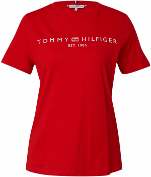 TOMMY HILFIGER Tričko  červená / biela
