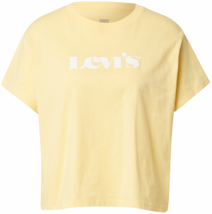 LEVI'S ® Tričko 'Graphic Varsity Tee'  žltá / biela