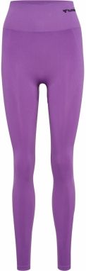 Hummel Športové nohavice 'TIF'  fialová / čierna