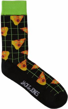 JACK & JONES Ponožky 'JUNKS'  kiwi / oranžová / čierna
