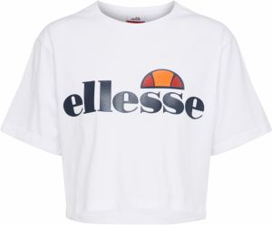 ELLESSE Tričko 'Alberta'  tmavomodrá / oranžová / červená / biela