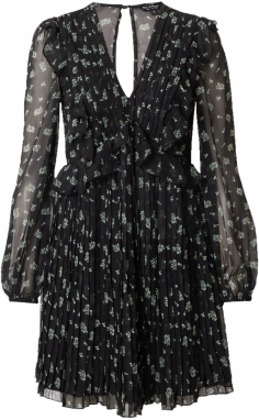 Miss Selfridge Šaty  svetlozelená / čierna