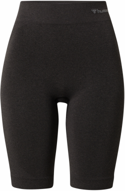 Hummel Športové nohavice 'Ci'  čierna melírovaná