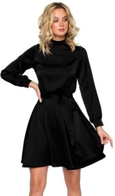 Čierne krátke šaty K157
