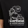 Wood Wood x Garfield Ace T-shirt Chill 30045702-2222 BLACK galéria