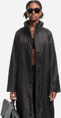 Rains Long Padded Nylon W Coat 15500 BLACK