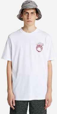 Pánske tričko Wood Wood Bobby Eye grafické tričko 12225704-2489 biele