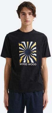 Pánske tričko Wood Wood Sami Lightening T-shirt 12135713-2491 Čierna