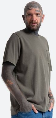 Pánske tričko Wood Wood Bobby Pocket T Shirt 12135702-2489 OLIVE