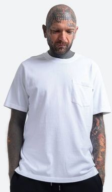 Pánske tričko Wood Wood Bobby Pocket T Shirt 12135702-2489 biela