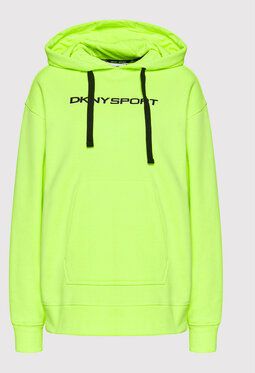 DKNY Sport Mikina DPPT8774 Zelená Oversize