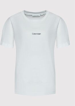 Calvin Klein Curve Tričko Inclusive Micro Logo K20K203712 Biela Regular Fit