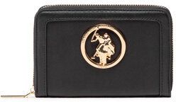 U.S. Polo Assn. Veľká dámska peňaženka Stateside M Zip Wallet BIUS55692WVP000 Čierna