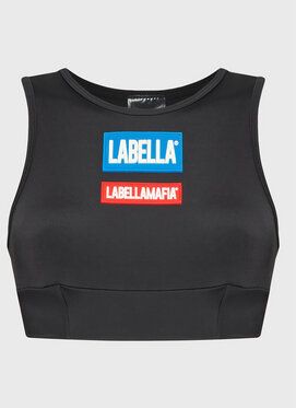 LaBellaMafia Top 25575 Čierna Slim Fit