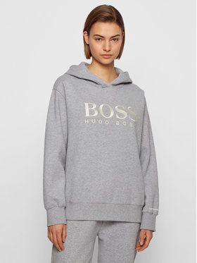 Boss Mikina C_Edelight_Active 50457385 Sivá Relaxed Fit