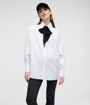 Košeľa Karl Lagerfeld Kl Monogram Poplin Shirt