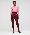 Blúzka Karl Lagerfeld Silk Blouse W/Buttoned Sleeves galéria