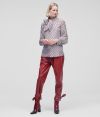 Košeľa Karl Lagerfeld Kl Monogram Silk Shirt W/Bow galéria