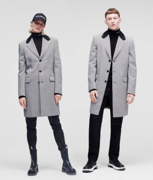 Kabát Karl Lagerfeld Karl By Karl Crombie Coat