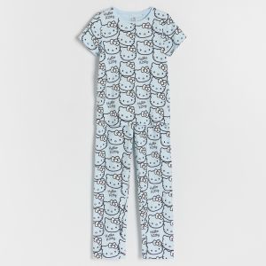 Reserved - Detské pyžamo Hello Kitty - Modrá