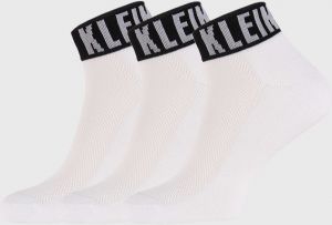 3 PACK bielych ponožiek Calvin Klein Drake