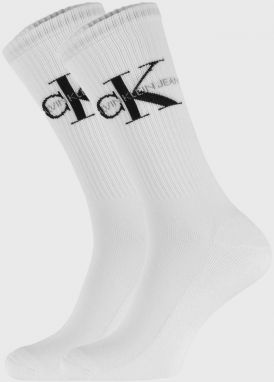 Biele ponožky Calvin Klein Desmond