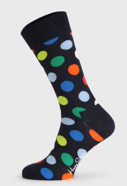 Čierne ponožky Happy Socks Big Dot