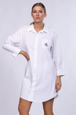 Dámska nočná košeľa Ralph Lauren biela