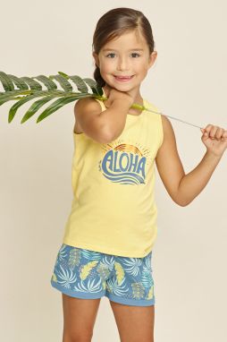 Dievčenské pyžamo Aloha Palms