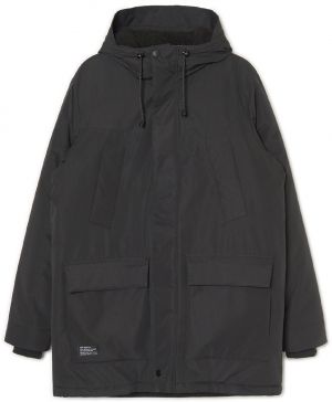 Cropp - Kabát s kapucňou - Čierna